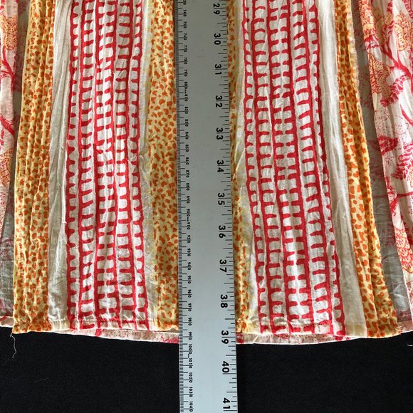 Rare Free People Squared Off Convertible Printed Maxi Skirt & Dress Sz S - Picture 7 of 16